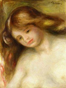 Das Porträt Einer Jungen Nacktheit — Pierre-auguste Renoir, Impressionism