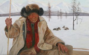 Reindeer-breeder G.V.Kolesov