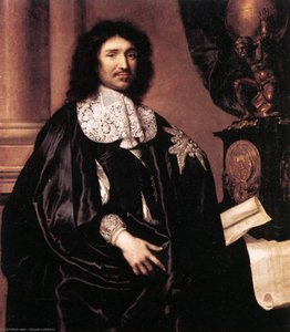 Porträt Von Jean-baptiste Colbert — Claude Lefebvre