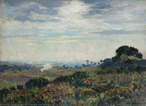 Varengeville. Vue de la plaine