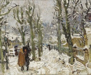 Snowy Landscape — Pierre-eugène Montézin