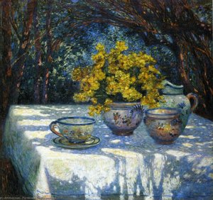 Table With Yellow Bouquet — Фердинанд Ди Пуигадо