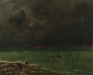 Storm at Honfleur