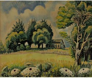 Little House In August - East Of Line Lake - Western New York — Charles Burchfield, Regionalism