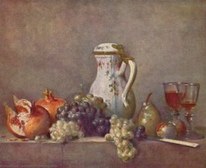 Still Life With Porcelain Teapot — Žan Batist Simeon Šarden, Rococo