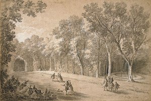Park Scene — Jean-baptiste Oudry
