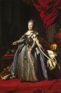 Portrait Of Catherine Ii Of Russia — Fyodor Stepanovich Rokotov