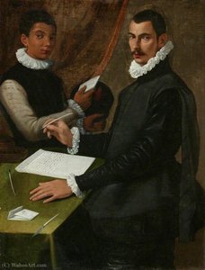 Domenico Giuliani and His Servant