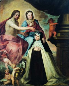 Vision Of St Maria Magdalena Di Pazzi — Pedro De Moya