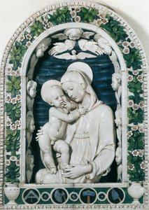 Madonna Of The Stonemasons — Andrea Della Robbia, Renaissance