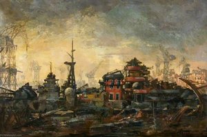 The Hipper At Kiel — Charles Ernest Cundall