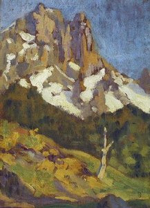 Pic du Midi d'Ossau vu de Biousartigues