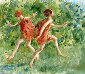 Girls Dancing in a Landscape