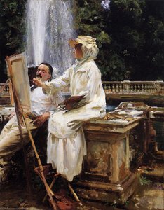 Die Quelle, Villa Torlonia, Frascati — John Singer Sargent