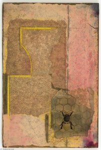 Untitled (illustration Of Bee Against Honeycomb) — Joseph Cornell