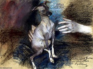 Elegante Au Chien — Giovanni Boldini