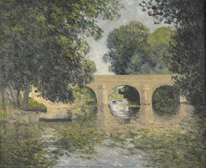 Le Pont De L'isle Adam Ou Le Vieux Pont — Maxime Emile Louis Maufra