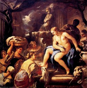 Bathsheba In The Bath — Luca Giordano