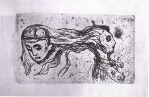 Removing Sticker — Edvard Munch, Expressionism