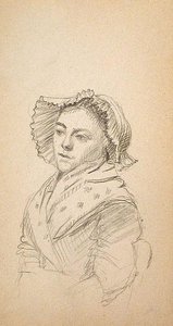Woman In Bonnet 1 — John Ottis Adams