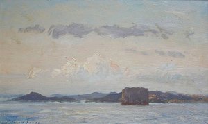 Rocky Coastline, South Georgia, (1957) — エドワード・シーゴ