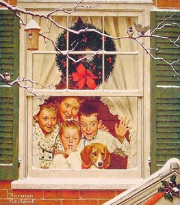Oh Boy, It's Pop With A New Plymouth — Norman Rockwell