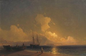 Sea At Night — Ivan Konstantinovich Aivazovsky, Romanticism