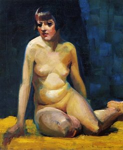 Seated Nude With Bobbed Hair — George Benjamin Luks
