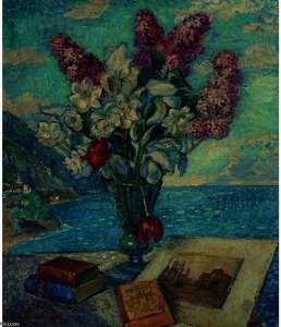Kentworth Castle And Positano Italy — David Davidovich Burliuk