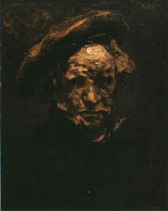Selfportrait, Study, Musée Granet Aix-en-pro — Rembrandt Van Rijn, Dutch Baroque