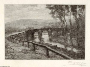 Old Normandy Bridge — Henry Wolf