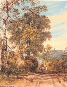 Dudley Castle From West Bromwich, West Midlands — David Cox