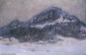 Mount Kolsaas In Misty Weather — Claude Monet, Impressionism
