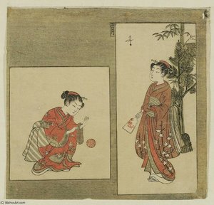 The First Month (shôgatsu) — Suzuki Harunobu