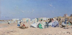 Beach at Scheveningen, Holland
