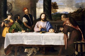The Supper At Emmaus — Titian, High Renaissance
