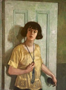 The White Door, The Green Door — William Conor