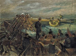 Filming A Practice Launching Of A Rubber Dinghy In A Training Pond — Rupert Shephard