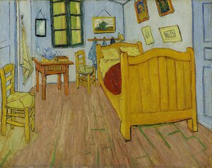 El dormitorio de Van Gogh en Arlés (Primera versión)