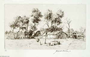 Paysage Au Puits, Vendee — Herman Armour Webster