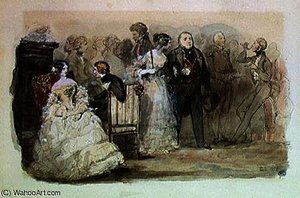 A Reception During The Reign Of Louis-philippe — Eugene Louis Lami