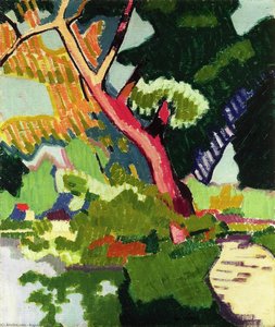 Landscape Of A Waterway — Auguste Herbin