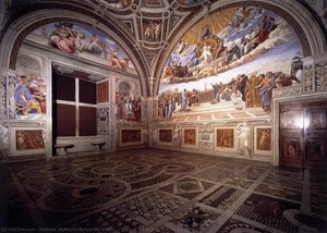 View Of The Stanza Della Segnatura — Rafael, Renaissance Classicism