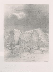And He Discerns An Arid, Knoll-covered Plain (plate 7) — Odilon Redon
