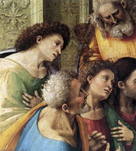 Título traducido al español: Comunión de los Apóstoles (detalle)