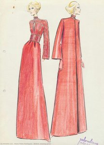 Sketch, Evening Gown — Pedro Pablo Rodriguez