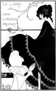 Ex-libris By John Lumsden Propert — Aubrey Vincent Beardsley