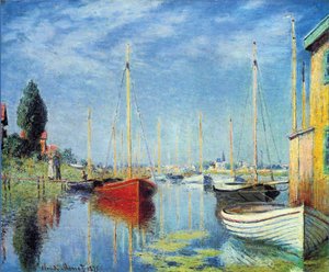 Argenteuil. Yachts 02 — Claude Monet, Impressionism