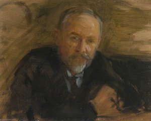 Milenko Radomar Vesnic (1863–1921), Serbian Statesman (preparatory study for 'Terms of Armistice, 3rd and 4th November 1918')