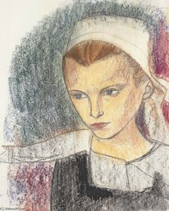 Head Of Young Brittany — Armand Seguin